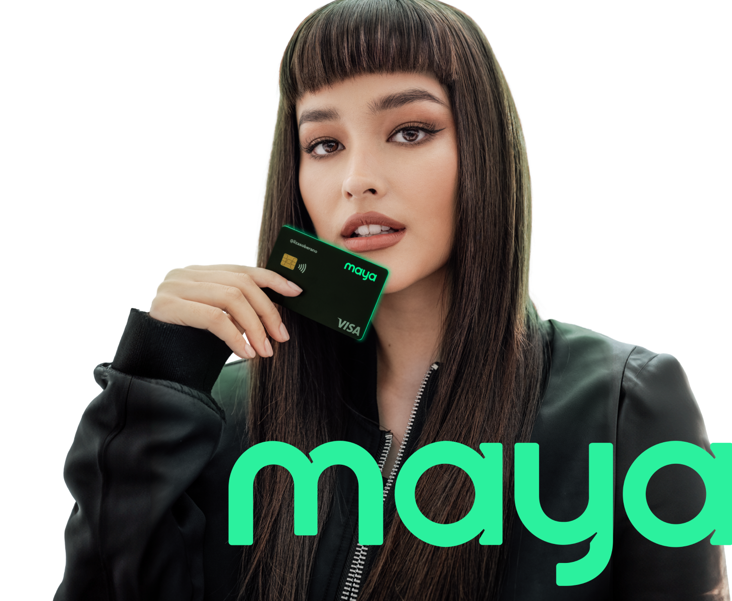 Liza soberano holding Maya card